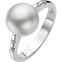 A B Davis Pearl Cubic Zirconia Ring, Silver