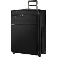 Briggs & Riley 2-Wheel Large Expandable Upright Suitcase, Black