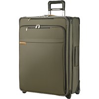 Briggs & Riley 2-Wheel Large Expandable Upright Suitcase, Olive