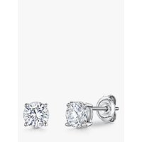 Jools By Jenny Brown Cubic Zirconia Small Round Stud Earrings
