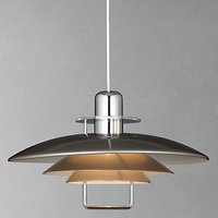 Belid Felix Rise And Fall Ceiling Light, Satin Nickel
