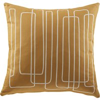 G Plan Vintage Loopy Lines Scatter Cushion, Tonic Mustard