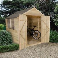 7 X7 Apex Overlap Wooden Shed With Assembly Service