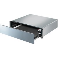 Smeg CTP1015S Linea Integrated Warming Drawer, Silver Glass