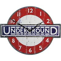 Roger Lascelles London Underground Wall Clock, 45.5 X 36cm