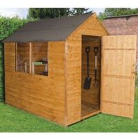 5X7 Apex Overlap Wooden Shed With Assembly Service