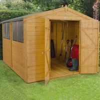 8X10 Apex Shiplap Wooden Shed With Assembly Service