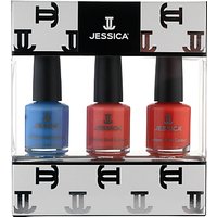 Jessica Summer Brights Midi Vitamin Enriched Custom Colours Gift Set, 3 X 7.4ml
