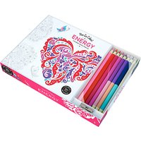 Vive Le Color! Energy Colouring Book With Coloured Pencils