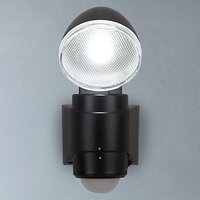Saxby Laryn LED Battery Operated Outdoor Spotlight With PIR, Black