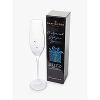 Dartington Crystal Glitz Single Champagne Flute With Gift Box