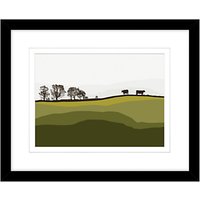 Jacky Al Samarraie - Cows At Lochans, Framed Print, 44 X 54cm