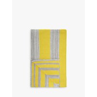 House By John Lewis Stripe Throw, Yellow/Grey