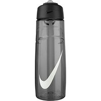 Nike T1 Flow Swoosh Water Bottle, Black/White