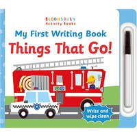 My First Writing Book Things That Go! Children's Book