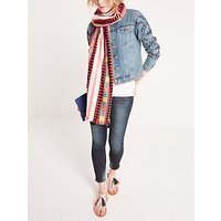 AND/OR Aztec Textured Tassel Scarf, Multi