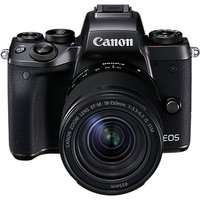 Canon EOS M5 Compact System Camera With EF-M 18-150mm IS STM Lens, HD 1080p, 24.2MP, Wi-Fi, Bluetooth, NFC, 3.2 LCD Tiltable Touch Screen