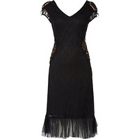 Raishma Lace Detail Dress, Black