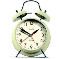 Jones Rise & Shine Contemporary Cream Alarm Clock