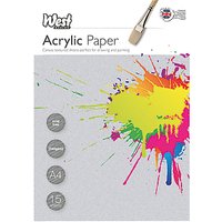 West Designs A4 Acrylic Paper Sheets, Pack Of 15