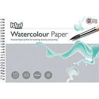 West Designs A4 Watercolour Paper Sheets, Pack Of 10
