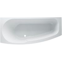 Cooke & Lewis Perdita LH Acrylic Pear Shower Bath (L)1695mm (W)750mm