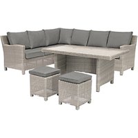KETTLER Palma 7 Seater Corner Set With Glass Top Table