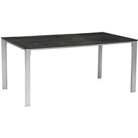 KETTLER Milano 6 Seater Dining Table, Graphite