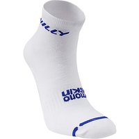 Hilly Lite Running Anklet Socks, White/Blue