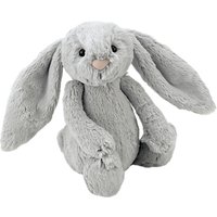 Jellycat Bashful Bunny Soft Toy, Small, Silver