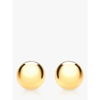 IBB 9ct Yellow Gold Ball Stud Earrings, 3mm, Yellow Gold