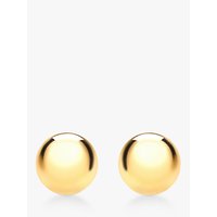 IBB 9ct Yellow Gold 6mm Ball Stud Earrings, Yellow Gold