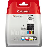 Canon CLI-551 Inkjet Cartridge Multipack