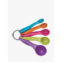 Kitchen Craft Colourworks 5 Piece Measuring Spoon Set, Multi