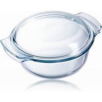 Pyrex Easy Grip Glass 1.5L Round Casserole Oven Dish