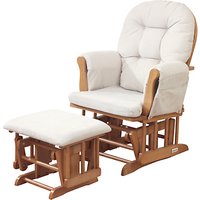 Kub Haywood Glider Nursing Chair And Footstool, Natural