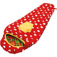 Outwell Butterfly Girl Sleeping Bag, Red/Green/Yellow