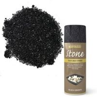 Rust-Oleum Black Granite Stone Effect Textured Spray Paint 400 Ml