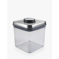 OXO Good Grips Square POP Storage Container, Steel, 2.3L
