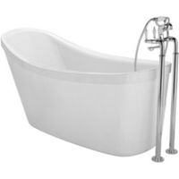 Cooke & Lewis Duchess Acrylic Oval Freestanding Bath (L)1555mm (W)810mm