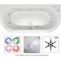 Cooke & Lewis Ultimate Chroma Therapy LED Wellness Spa System With Chrome Controls