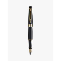 Waterman Expert Fountain Pen, Black/ Gold