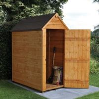 5X3 Apex Overlap Wooden Shed With Assembly Service - 5013053151020