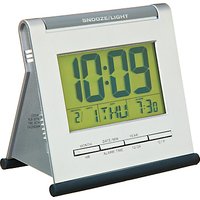 Acctim Apex Smartlite LCD Alarm Clock, Silver