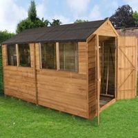 6X10 Apex Overlap Wooden Shed With Assembly Service