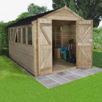 8X12 Apex Tongue & Groove Wooden Shed