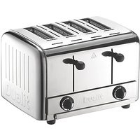 Dualit 4-Slice Pop Up Toaster, Stainless Steel