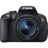 Canon EOS 700D Digital SLR Camera With 18-55mm STM Lens, HD 1080p, 18MP, 3 LCD Touch Screen