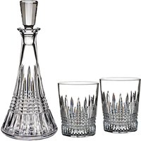Waterford Lismore Diamond Cut Lead Crystal Decanter And Tumblers Set