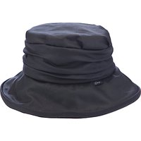 Olney Annabelle Wax Rouched Hat, Black